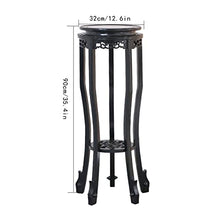 Bonsai Pedestal Vase Pedestal Stands Plant Bonsai Wooden Plant Display Stand Chinese Wood Vase Base Hand-Crafted Oriental Vase Stand for Indoor Living Room Decoration Planter Stand Plant Holder