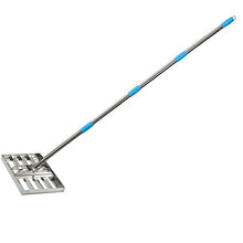 TYZK rake 1.6m Adjustable Sand Gravel Lawn Leveler for Courtyard Golf Leveling Gardeninag Tools