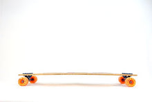 Inspiration Longboards Bamboo Composite "HANDELS" Longboard Complete with Paris Trucks and Divine Wheels Orange and Blue