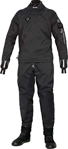Bare Men's Aqua Trek Tech Dry Drysuit Black (Medium Large)