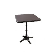 JOSOGO Vintage Bistro Table, Restaurant Table, Multi-Shape with Ornate Cast Iron Base, Sturdy & Elegant, for Cafe, Patio and Living Room(D,50cm)