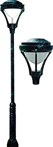 DABMAR LIGHTING GM5906-VG-MT Large Post Fixture 50 Watt Metal Halide Multi-Tap, Verde Green