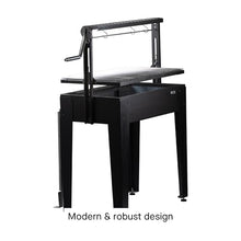 GW Store - Charcoal Grill Maiten - Freestanding Santa Maria Barbecue, Adjustable Height, Detachable Front Cover, 22 lbs Capacity - Ideal for Camping