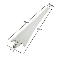 12/24/48V 2600W AC Permanent Wind Turbine Generator 5-Blades Household Power Generator W/Controller for Solar Streetlight 48v (12v)