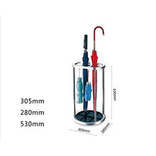 6 Holes Movable Umbrella Stand Metal Umbrella Storage Holder Hollow Waterproof Umbrella
