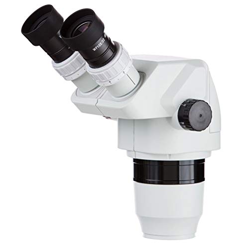 AmScope ZM67180B 6.7X-180X Binocular Stereo Zoom Microscope Head White