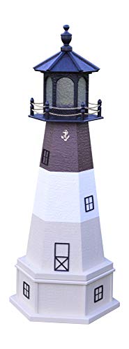 Furniture Barn USA 3' Oak Island, North Carolina Replica Lighthouse with Base