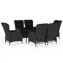 AMBERARD Garden Dining Set Dark Grey Furniture Set