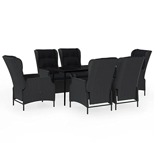 AMBERARD Garden Dining Set Dark Grey Furniture Set