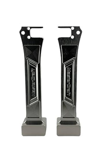 Push Industries Slalom Arm Extension Kit for MasterCraft Wakeboard Racks (Replaces OEM 53491) Silver