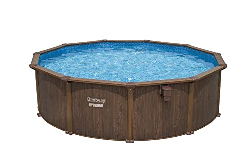 Bestway Hydrium Galvanized Steel Wall Above Ground Pool Set 16' x 52" Blue