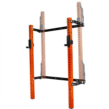 PRx Performance Profile PRO 73" Folding Squat Rack Wall Mounted Home Gym System Black