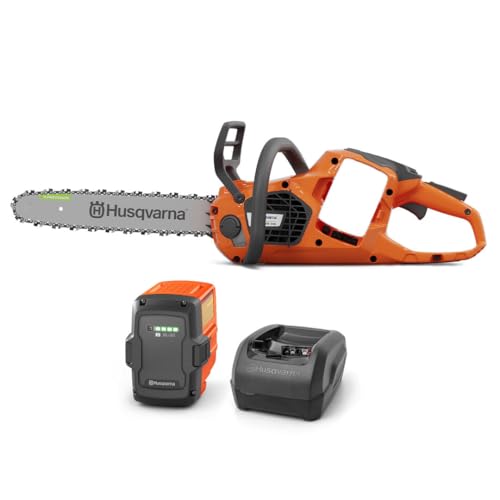 Husqvarna 435i Battery Chainsaw, 16-Inch Cordless Electric Chainsaw with 7.5 Ah Battery and Charger Included
