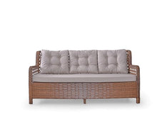 Angora Elegance Rattan Outdoor Furniture Set Brown