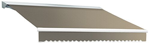 Awntech Retractable Awning Manual 24'W x 10'D x 10" H Taupe