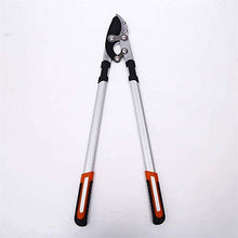 EliteBloom Handheld Extendable Garden Shears Telescopic Ratchet Anvil Lopper Fruit Trees Thick Branches Garden Scissors Aluminum Alloy Manganese Steel Blade for Garden Fruit Tree B,