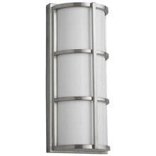 Oxygen Lighting 1-Light LED Outdoor Wall Sconce Satin Nickel