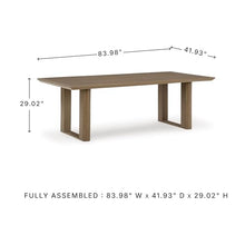Signature Design by Ashley Serene Bay 6-Person Outdoor Dining Table