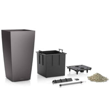 Lechuza 18193 Cubico 40 Self-Watering Planter, Scarlet Red High Gloss