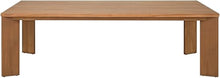 Meridian Furniture 111-DT96 Mirella Collection Modern | Contemporary 96" Outdoor Patio Dining Table with Solid Teak Wood Frame, Natural Teak Finish, 96" W x 42" D x 29.75" H, Natural