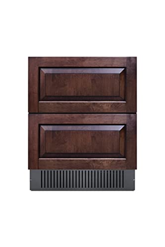 Summit 27” Two Drawer Refrigerator, Outdoor, anel Ready*- SPR275OS2DPNR