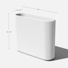 Veradek Demi Series Span Planter - Tall and Wide Outdoor Planter with Shelf