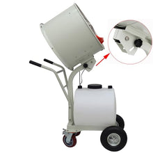 THUXEON 110V Industrial Spray Electric Fan, 750W Industrial Misting Cooling Spray Fan, 60L Tank, 23661 CFM Air Flow, Cools, Humidifies, Purifies the Air for Workshop, Factory, Non-Oscillating