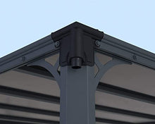 Palram Canopia Milano 10x14 Gazebo Gray/Bronze