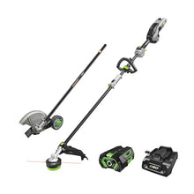 EGO MHC1603 Multi-Head Combo Kit 16-Inch 56-Volt Carbon Fiber String Trimmer with POWERLOAD™ & 8-Inch Carbon Fiber Edger Attachment & 56-Volt Power Head, 4.0Ah Battery and 320W Charger Included