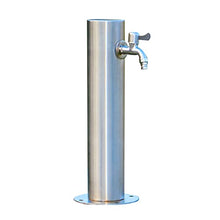 Outdoor Stainless Steel Antifreeze Garden Water Column, Independent Water Column with Faucet in Courtyard Square, Weatherproof Garden Water Pump, Fountain Faucet for Garden Irrigation and Car Washin