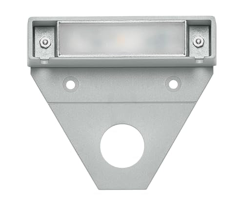 Hinkley Nuvi Small Deck Sconce 10-Pack - Vinyl Alloy, Composite Polycarbonate Lens, Integrated LED, Horizontal Illumination - Titanium Finish