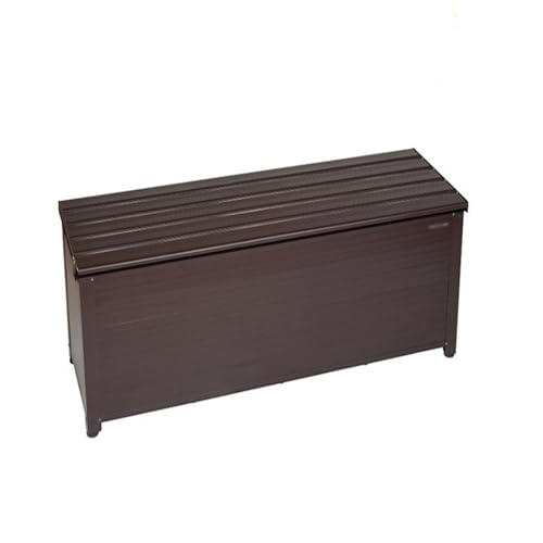 XINYUEST Outside Deck Boxes Aluminum Alloy Storage Box Lockable Garden Tool Storage Box Rain and Sun Protection(120 * 45 * 85cm)