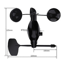 JRCKJPJAZ Integrated Wind Speed and Direction Sensor Transmitter RS485 4-20ma for Environmental Protection(0-10v Output,Model 1)