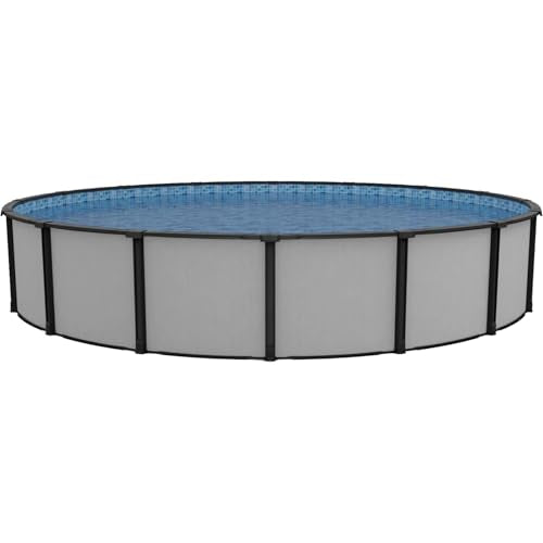 Lake Effect Pools 'Fiji' 12 ft Round Above Ground Swimming Pool