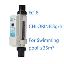 ORIDLECTAL Salt Chlorine Generator with LED Control Panel & Salinity Display, Salt Water Pool Chlorinator for Swimming Pools and SPAs, 8g-20g/h Output with Simple Use 8g/h