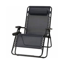 Four Seasons Courtyard Sunny Isles XL Zero Gravity Chairs, Black, 3-Pack