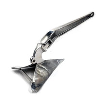 MarineNow Stainless Steel CQR Boat Anchor Hinged Plow Style 44 LBS