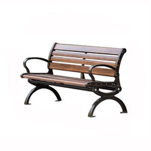 YHdtUO Garden Benches Aluminum Alloy Park Chair Outdoor Bench Outdoor Leisure Reclining Bench Multi-Model Optional Patio Seating,M