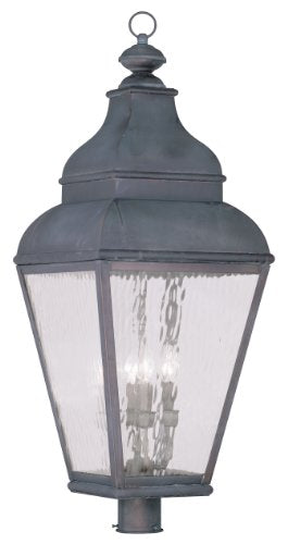 Livex Exeter 4-Light Outdoor Post Head Bronze