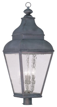 Livex Exeter 4-Light Outdoor Post Head Bronze