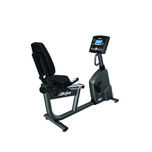 Life Fitness RS1 Recumbent Indoor Cycling Exercise Bike with Go Console Titanium