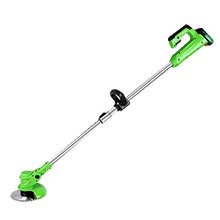Lawn Mowers Rotary Lawn Mower Electric Rechargeable Household Small Lawn Mower Multifunctional Lithium Battery Lawn Mower for Agriculture and Gardening (Green Battery*1)