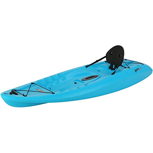 Lifetime Hydros 85 Sit-On-Top Fishing Kayak with Paddle Glacier Blue