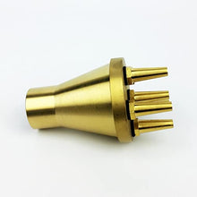 HIONJIN 1" 1.5" 2" Straight Sprayer Pond Music Brass Fountain Nozzles for Garden Sprinkler Irrigation System(DN40)