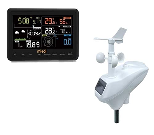 JDXQBLD Weather Station, Wireless Weather Station Weather Forecast Connect to Upload Data to Web Underground