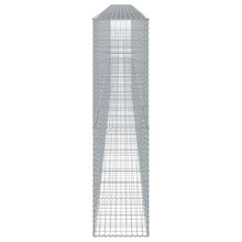 vidaXL Gabion Basket with Cover 354.3"x19.7"x78.7" Galvanized Iron