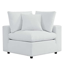 Modway Commix Outdoor Patio Sunbrella® Sectional Sofa Corner Chair in White