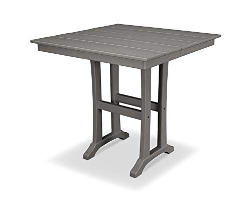 Trex Outdoor Furniture™ Farmhouse Trestle 37" Counter Table in Stepping Stone