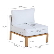 Hassyee 4-Piece Elegant Outdoor Conversation Set with Soft Cushions and Steel Frame for Poolside, Lawn, Patio Furniture Set with Marble Pattern Coffee Table and Aluminum Legs for Backyard