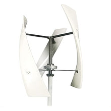 Vertical Energy Wind Generator with Controller,3000W 220V 12V 24V 48V 3 Phase Vertical Axis Permanent Magnet Magnetic Levitation Wind Generator (White)
